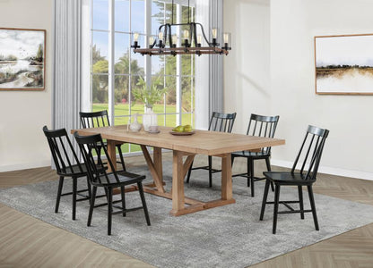 Middleton - 106" Extension Leaf Dining Set Coaster Fine Furniture