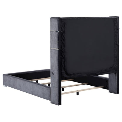 Tisdall - Upholstered Fireplace Bed Coaster Fine Furniture