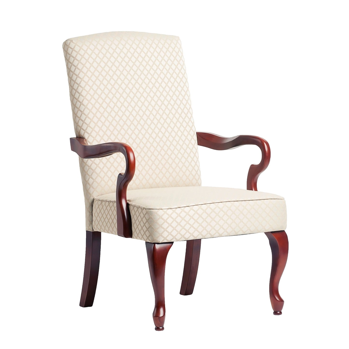 Delaney - Elegant Gooseneck Arm Chair With High Back Ridgecrest Home