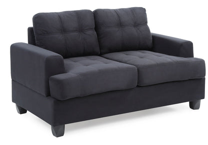 Stylish Transitional Loveseat For Two Glory Furniture