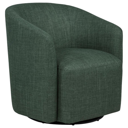 Mossbrook - Fabric Upholstered Swivel Accent Chair Coaster Fine Furniture