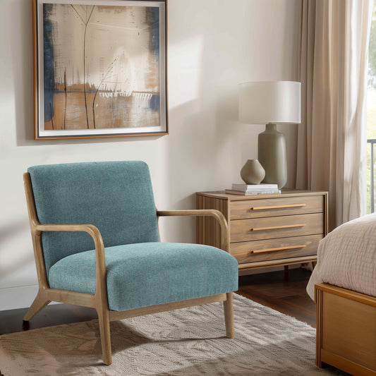 Novak - Lounge Chair - Teal INK+IVY