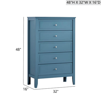 Daniel - Chest, 5 Drawer Storage Unit Glory Furniture