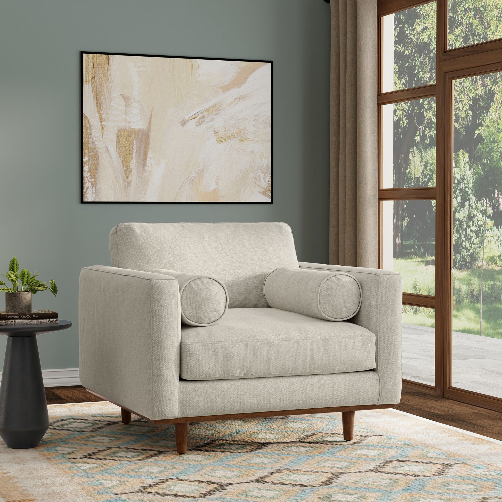 Morrison - Wide Arm Chair Simpli-Home