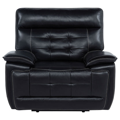 Hayden - Power Recliner With Dual Control, USB Charging Ports - Black Furniture Max
