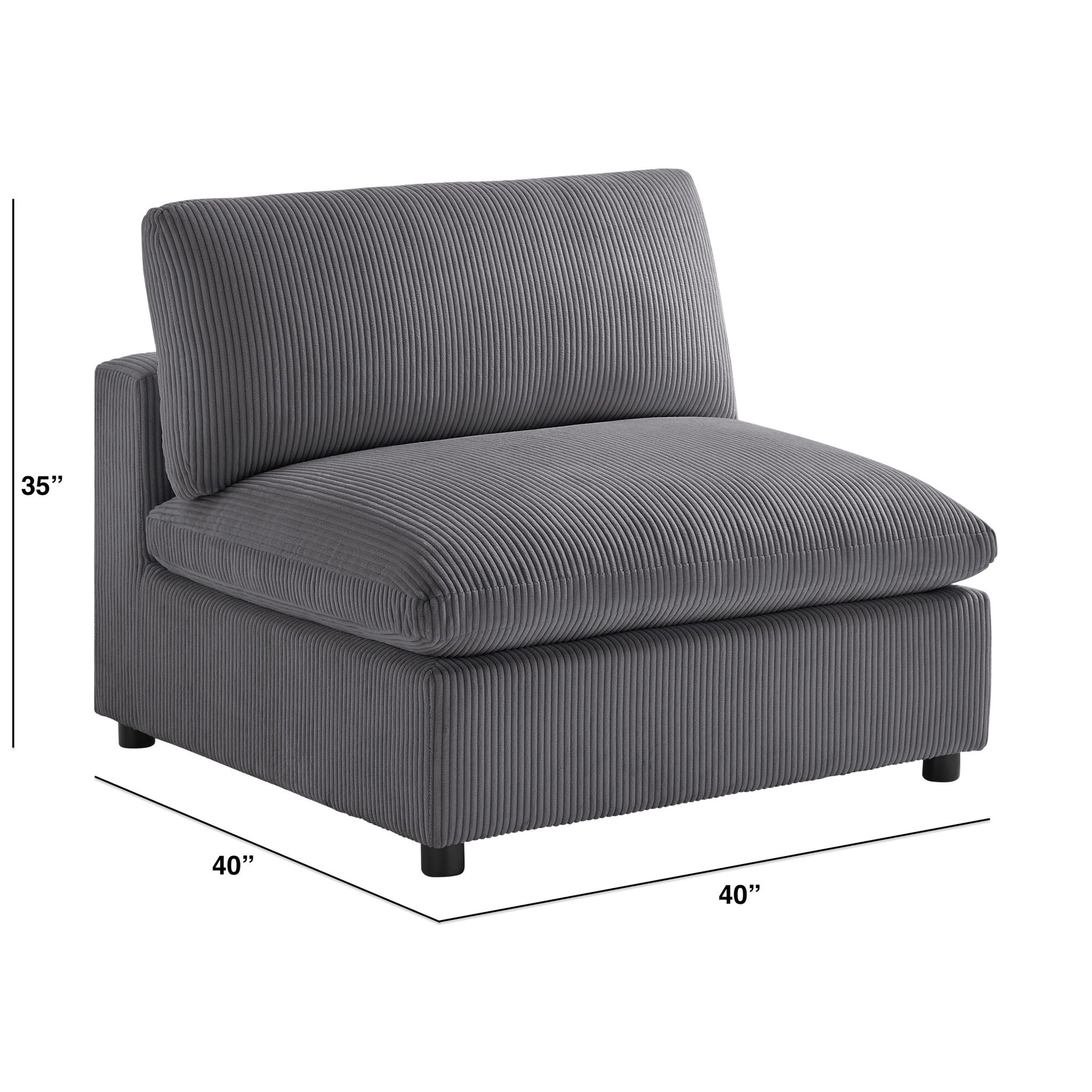 Chelsea - Armless Chair Ridgecrest Home