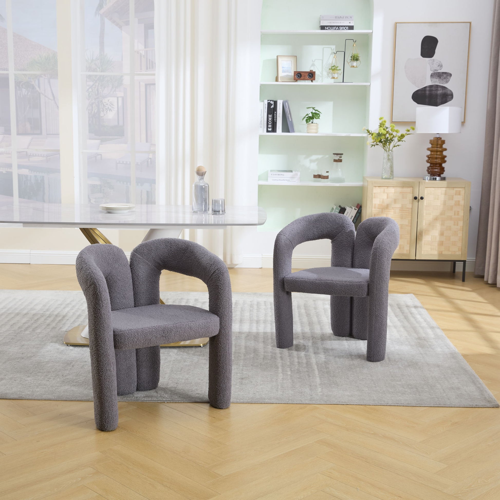 Coolmore Contemporary Designed Accent / Dining Chair With Armrests Home Essentials