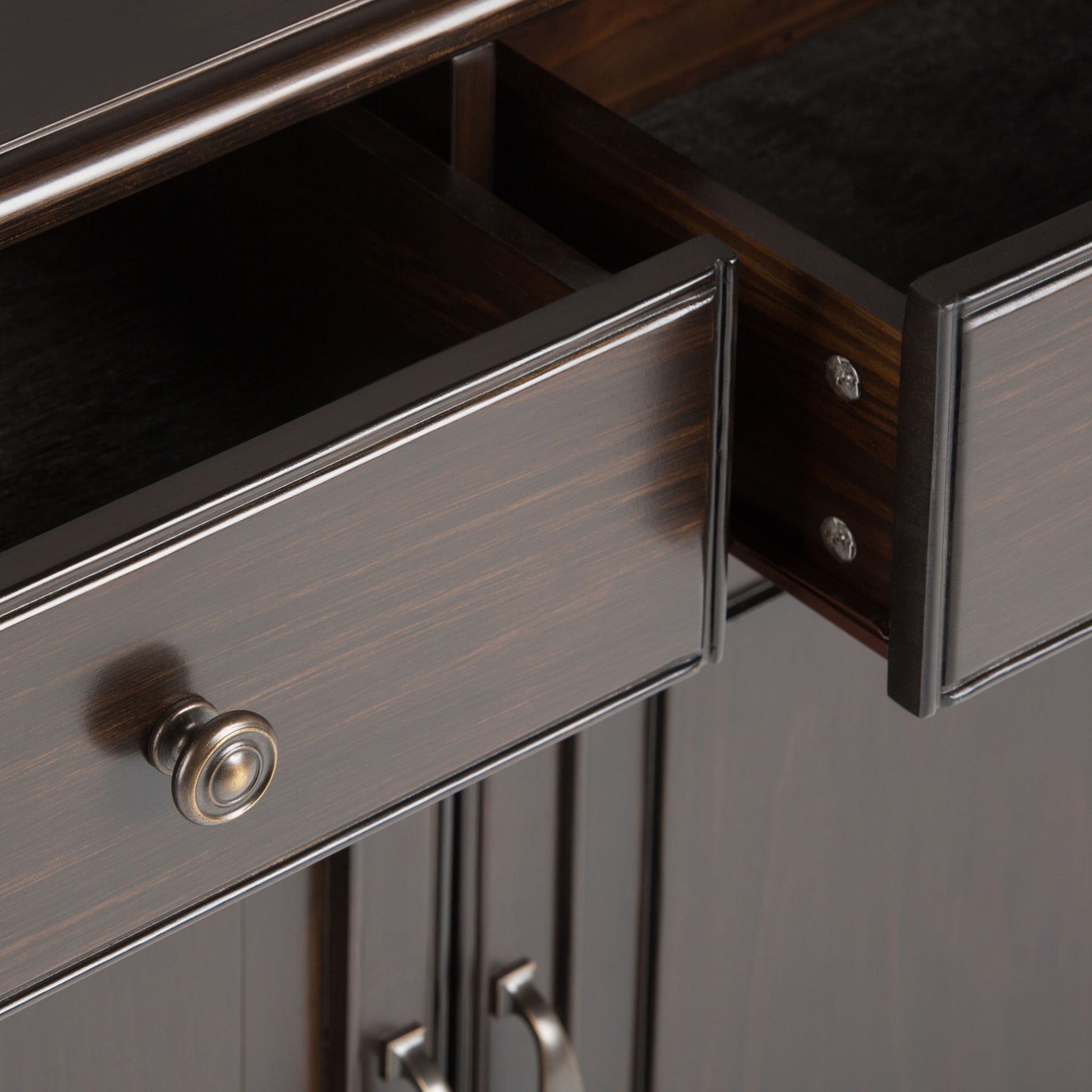 Connaught - Handcrafted Entryway Storage Cabinet Simpli-Home