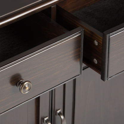 Connaught - Handcrafted Entryway Storage Cabinet Simpli-Home