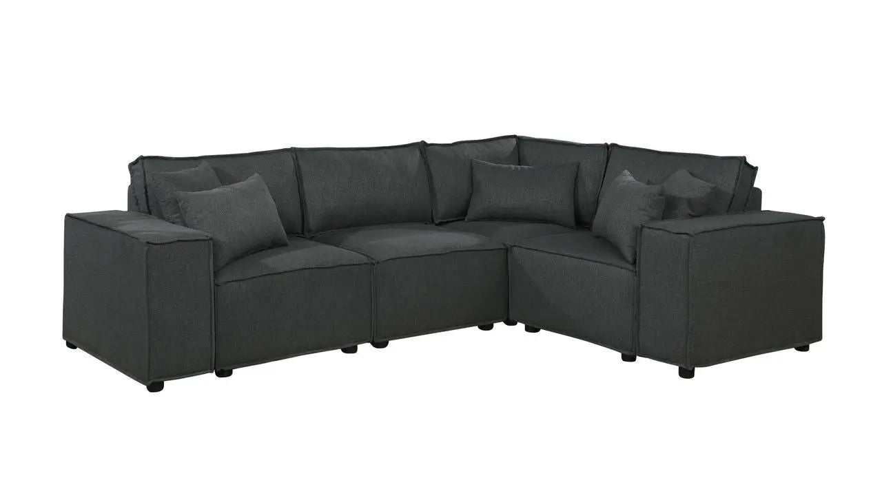 Melrose - Modular Sectional Sofa With Ottoman Lilola Home