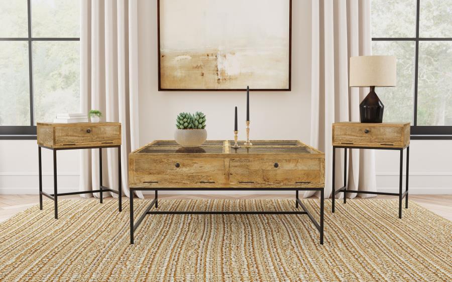 Stephie - Square Coffee And End Table Set Coaster Fine Furniture