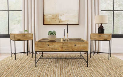 Stephie - Square Coffee And End Table Set Coaster Fine Furniture