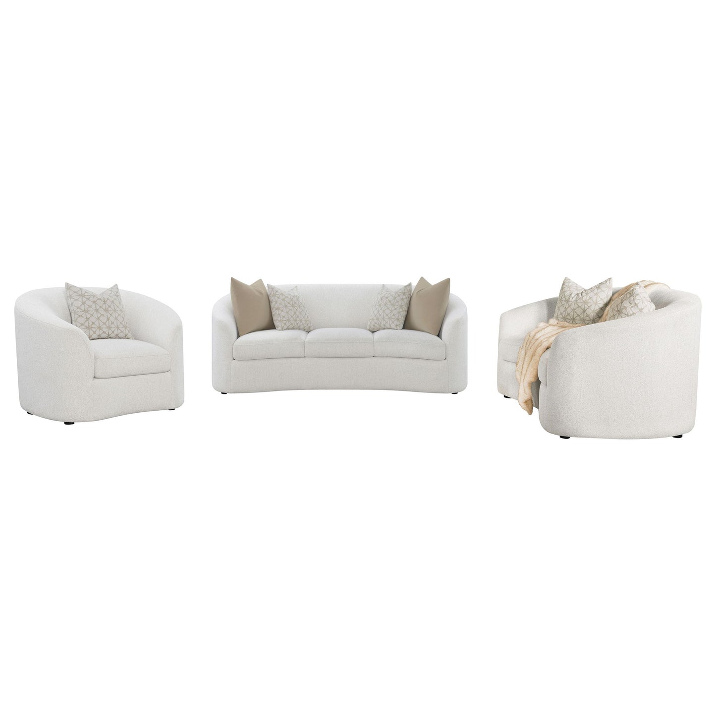 Rory - Sloped Arms Living Room Set Furniture Max