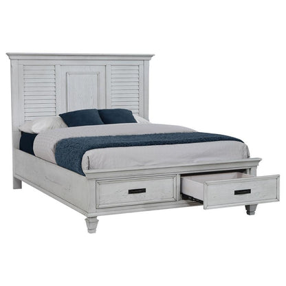 Franco - Wood Storage Panel Bed CoasterEssence