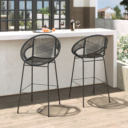 Ferrara - Outdoor Patio Barstool (Set of 2) Noble House