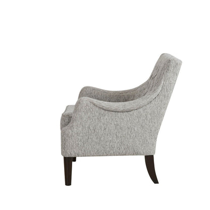 Button Tufted Accent Chair Vintage Style JLA