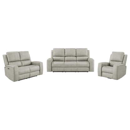 Boyce - Triple Power Reclining Sofa Set With Independent Headrest Furniture Max