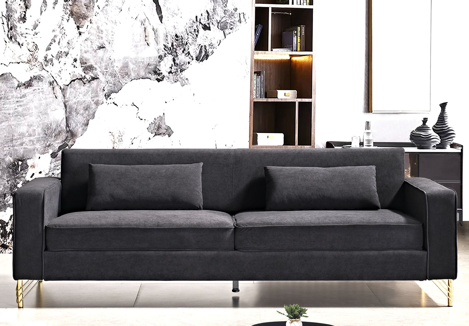 Aesthetic 3 Seater Couch With Classic Modern Appeal And Luxurious Soft Comfort US Pride