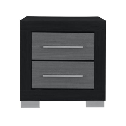 Elsa - 2 Toned Nightstand With Bar Handle And Spacious Drawers Global Furniture USA