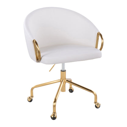 Claire - Stylish Design Contemporary / Glam Task Chair Lumi Source