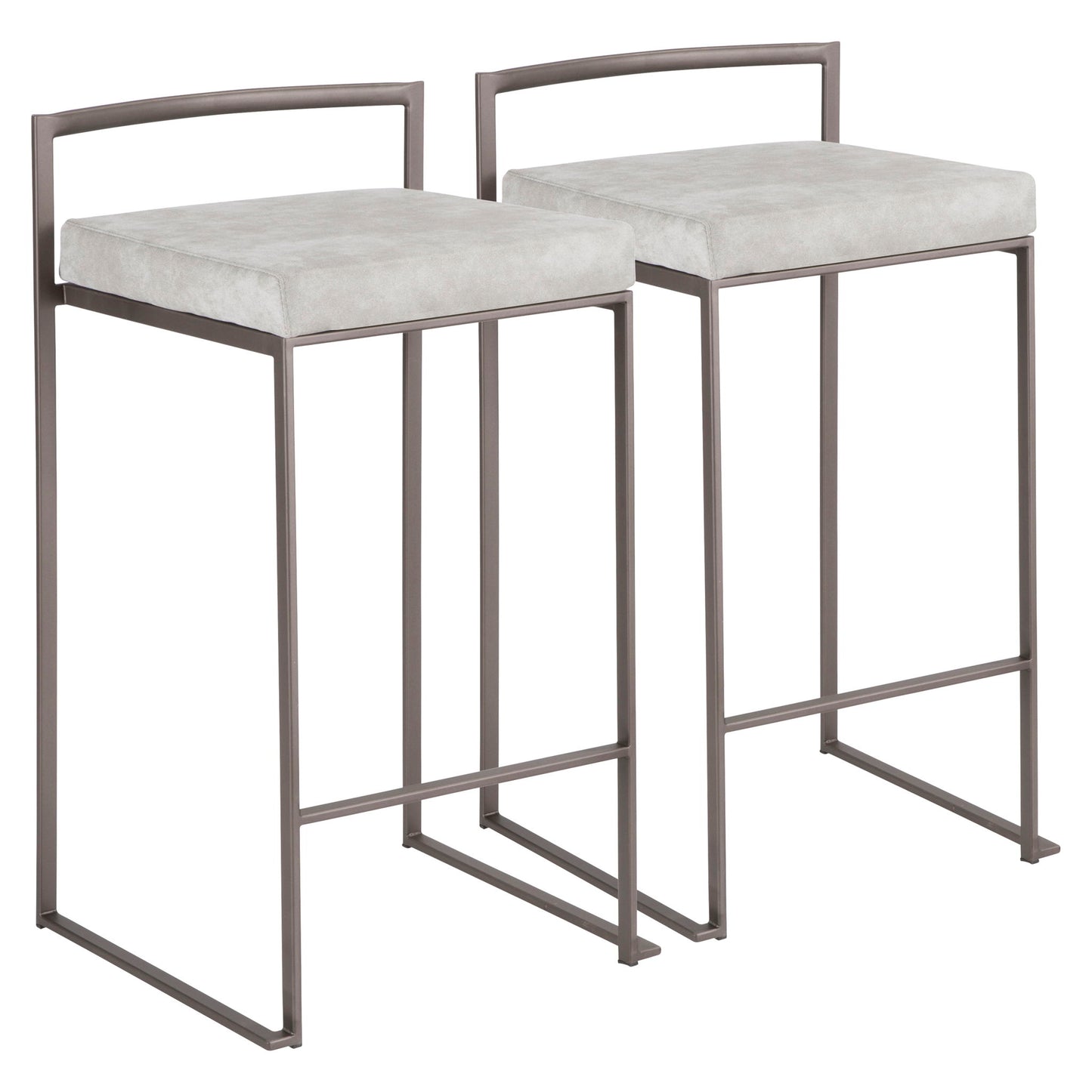 Fuji - Industrial Stackable Counter Stool Elegant Design Lumi Source