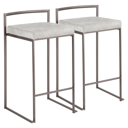 Fuji - Industrial Stackable Counter Stool Elegant Design Lumi Source