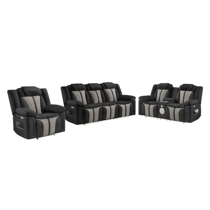 Cruiser - Power Reclining Set With LED Lighting Matrix Furniture Group