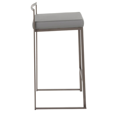 Fuji - Industrial Stackable Counter Stool Elegant Design Lumi Source