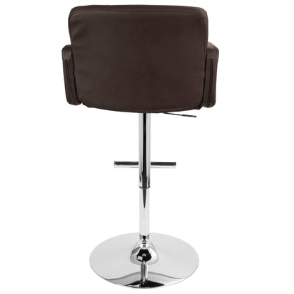 Stout - Contemporary Adjustable Barstool With Swivel Lumi Source