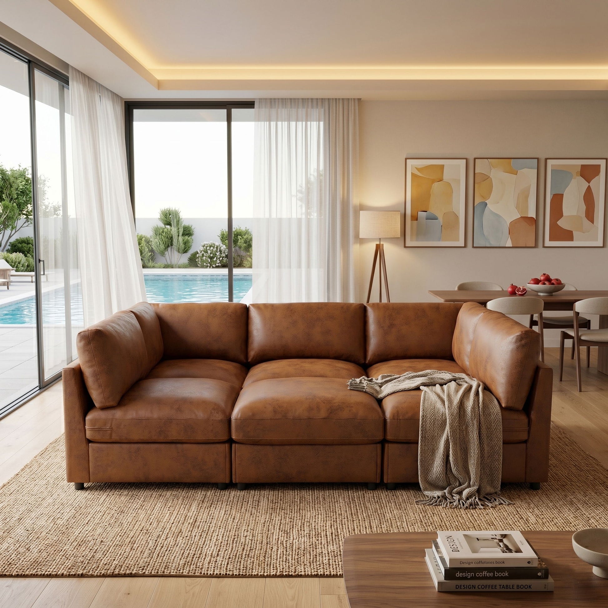 Modular Sectional With Custom Configuration Home Essentials