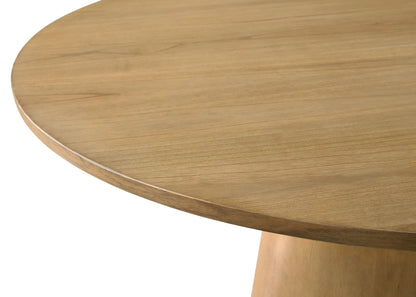 Jasper - Contemporary Round Dining Table With Black Finish Chairs Lilola Home