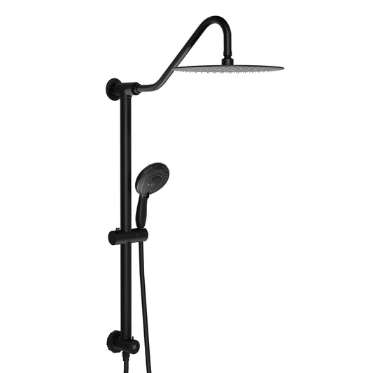 Shower System With 5 Function Rain Hand Shower And Slide Bar Combo Daily Nest