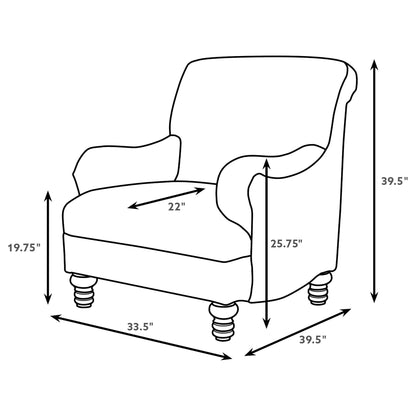 Danforth - High Backrest Accent Chair Furniture Max