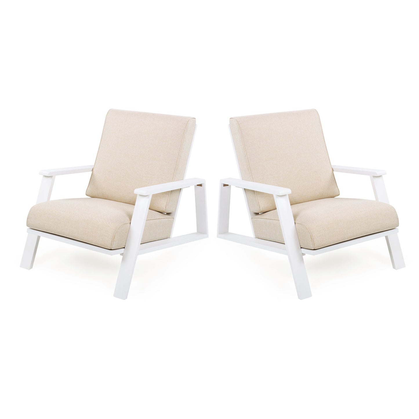 Outdoor Patio Lounge Chair (Set of 2) Noble House