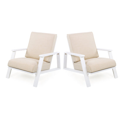 Outdoor Patio Lounge Chair (Set of 2) Noble House