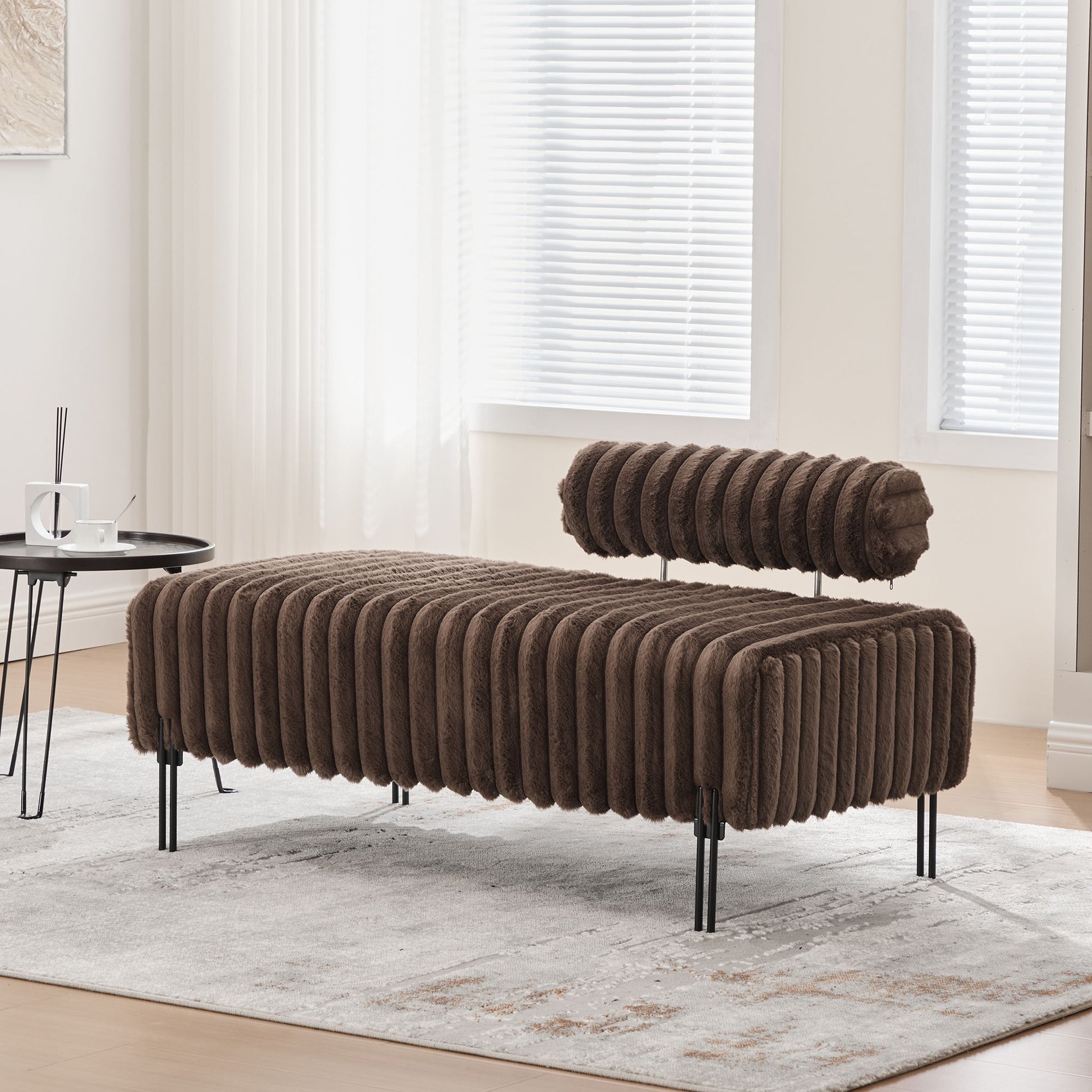Mini Loveseat With Adjustable Backrest Home Essentials