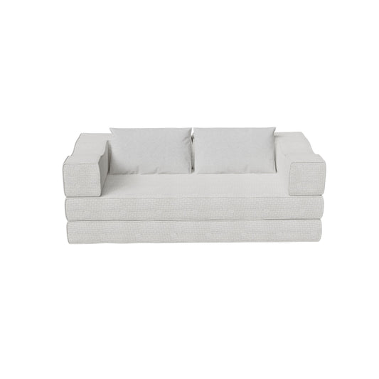 3 Seat Folding Floor Couch & King Size Bed Mattress Home Essentials