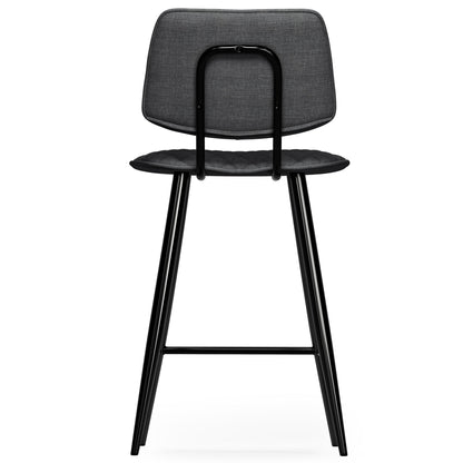 Raya - Upholstered Counter Height Stool (Set of 2) Simpli-Home