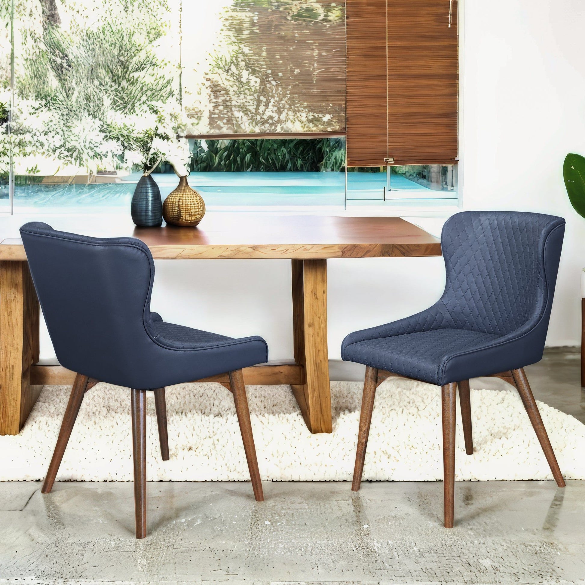 Robin - Dining Chair (Set of 2) - Navy Blue Ashcroft Furniture