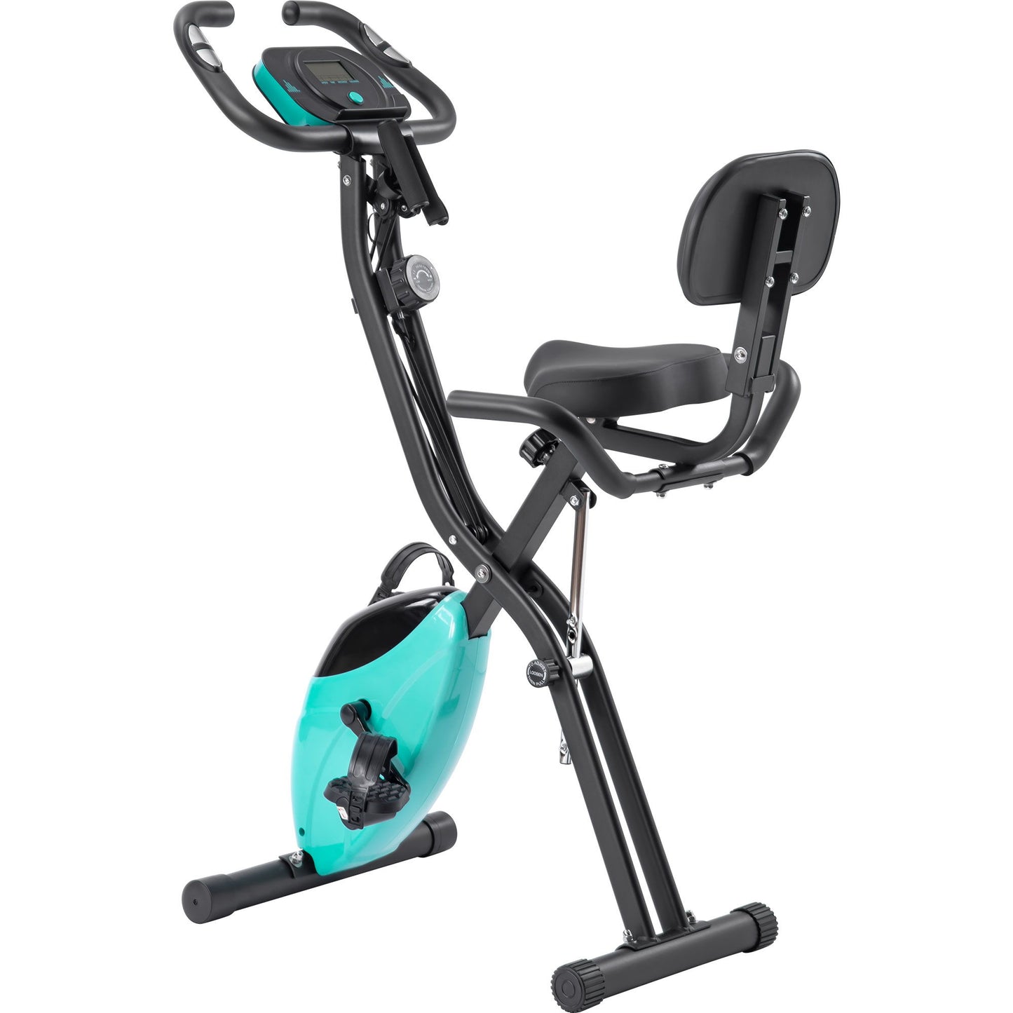 Exercise Bike Folding Stationary Bikes For Home With 16 Level Magnetic Resistance Daily Nest