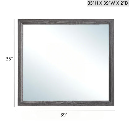 Glasgow - Mirror With Minimalist Design And Low Distortion Glass Glory Furniture