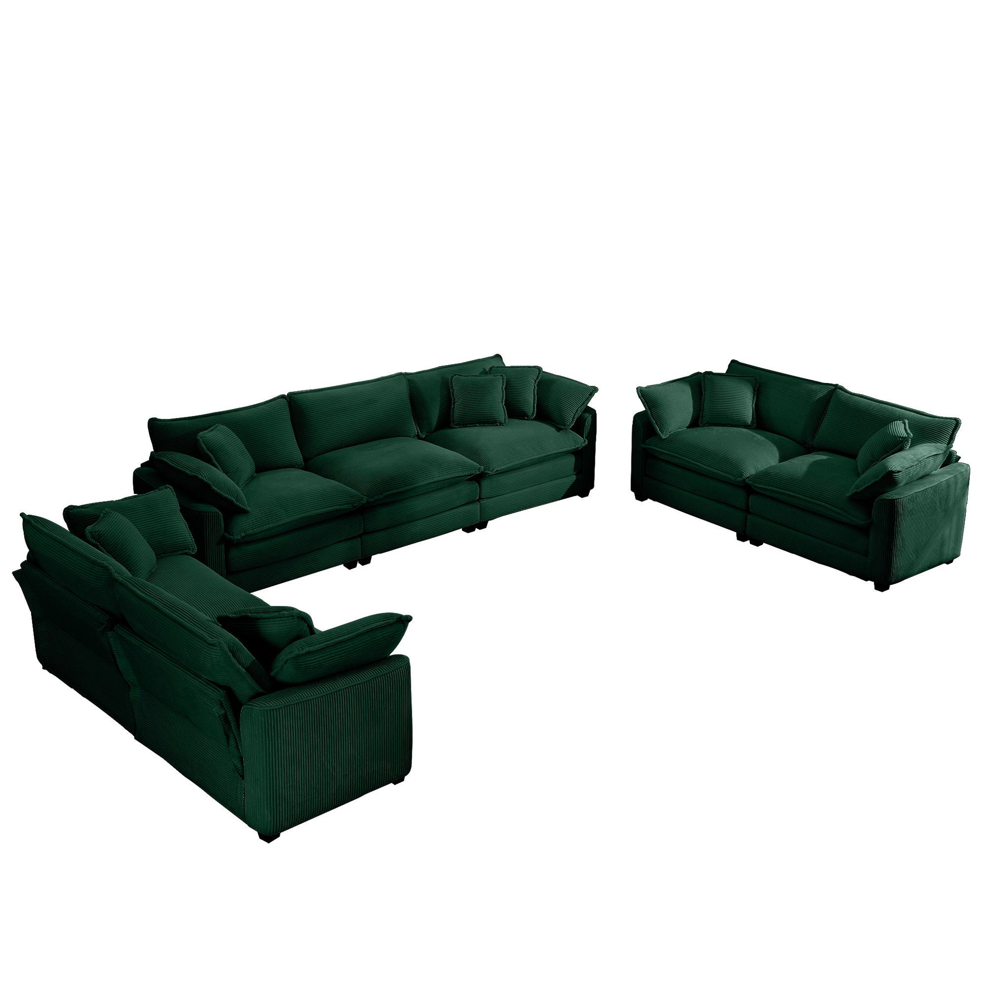 Elegant Oversized Sectional Sofa Set With Deep Seats And Flexible Layout Home Essentials
