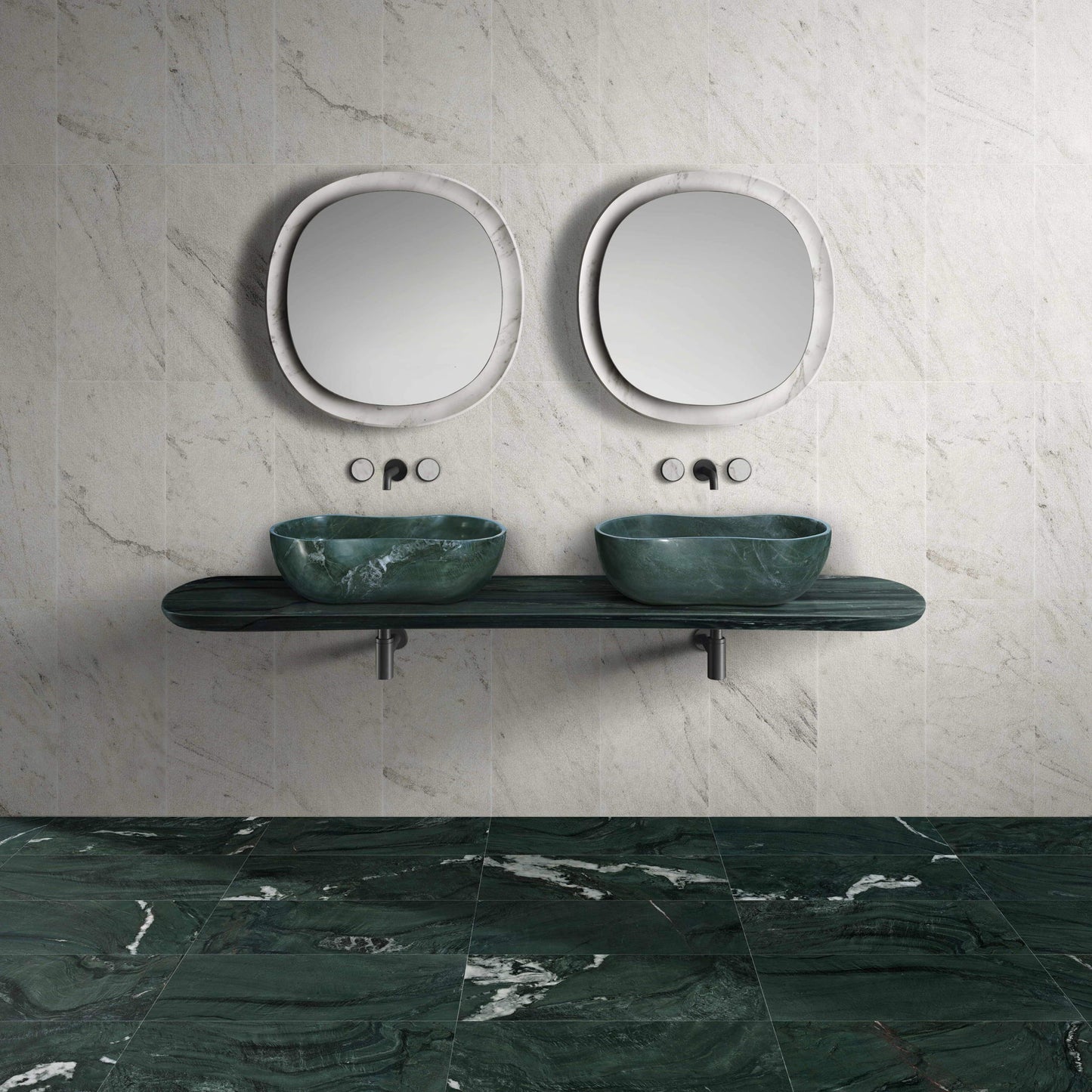 Bathroom Vessel Sink With Wavy Design Daily Nest