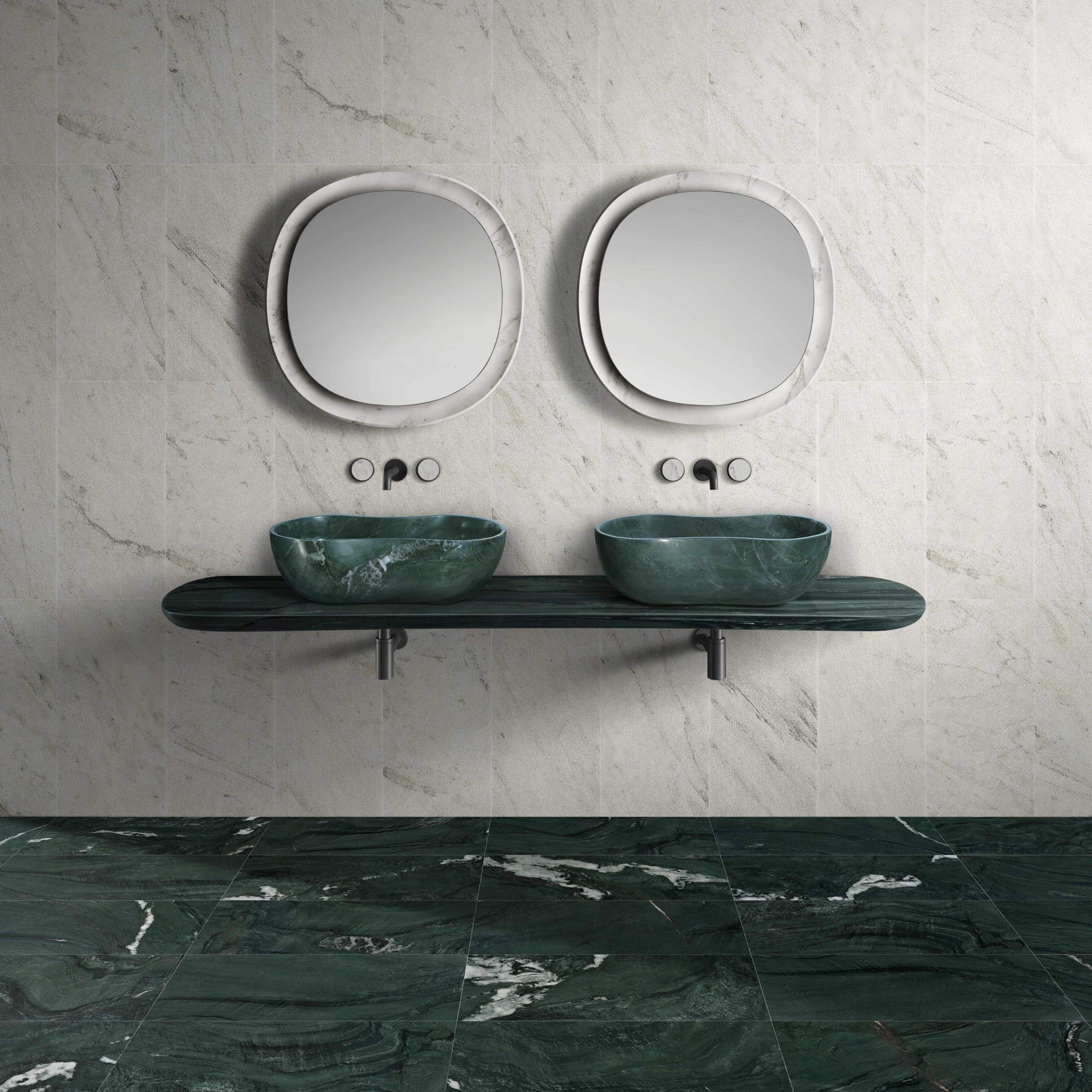 Bathroom Vessel Sink With Wavy Design Daily Nest