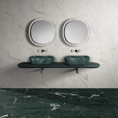 Bathroom Vessel Sink With Wavy Design Daily Nest