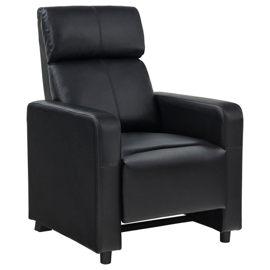 Push Back Recliner - Black Furniture Max