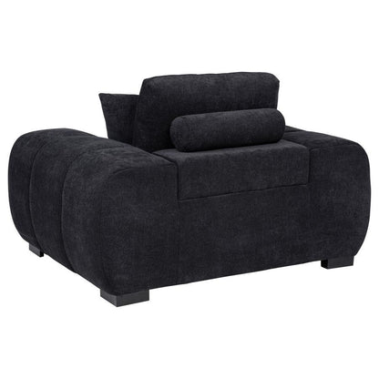 Octavia - Fabric Upholstered Track Arm Accent Chair Coaster Fine Furniture