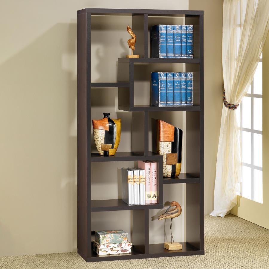 Theo - 6-Shelf Bookshelf CoasterEveryday