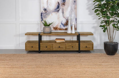 Otto - 5-Drawer Mango Wood TV Stand Media Console - Brown Coaster Fine Furniture