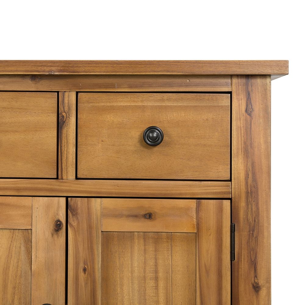 Farmhouse Cabinet Natural Wood Home Essentials